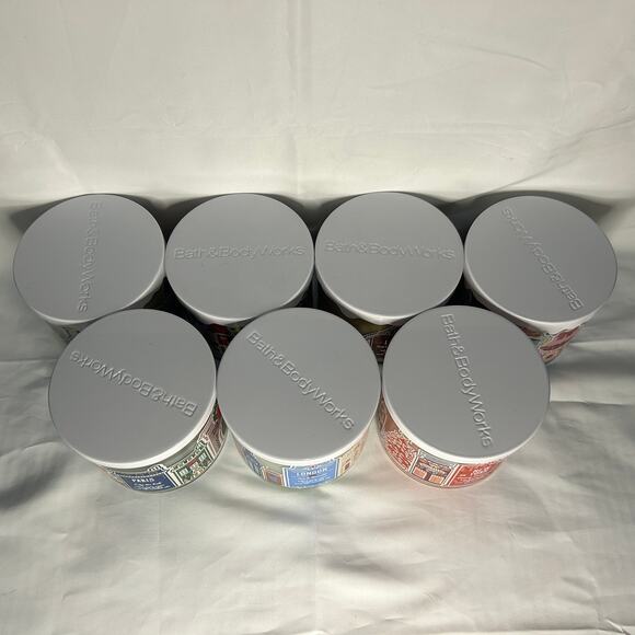 Bath & Body Works 3 Wick Full Winter Collection (7) Rare Brand New 14.5oz - Picture 2 of 10